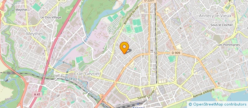 localisation de l'entreprise MADAME VIRGINIA FEDERGRUN à ANNECY