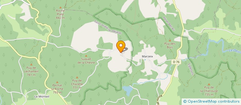 localisation de l'entreprise MADAME VIRGINIA GAILLAT  SAINT-YRIEIX-LE-DEJALAT