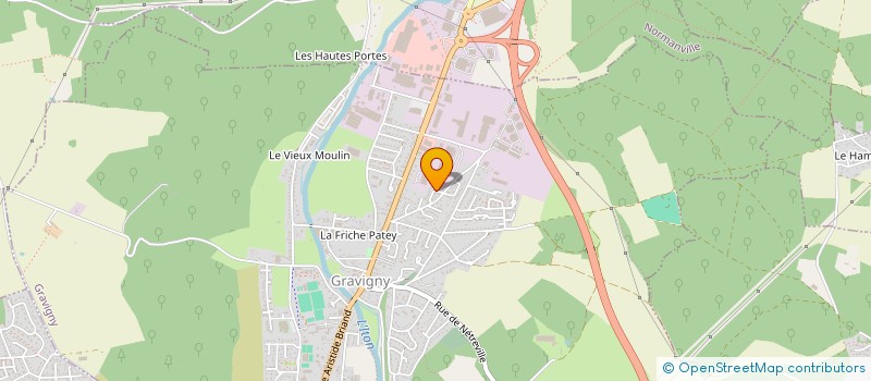 localisation de l'entreprise MADAME VIRGINIA LAME à GRAVIGNY