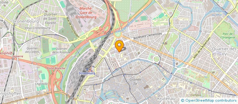 localisation de l'entreprise MADAME VIRGINIA LAURENT à STRASBOURG