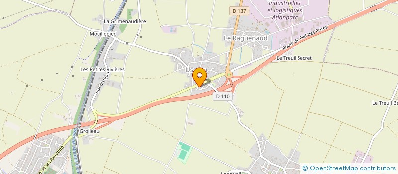 localisation de l'entreprise MADAME VIRGINIA MARTIN  SAINTE-SOULLE