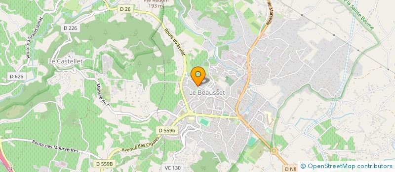 localisation de l'entreprise MADAME VIRGINIA NIRANI à LE BEAUSSET