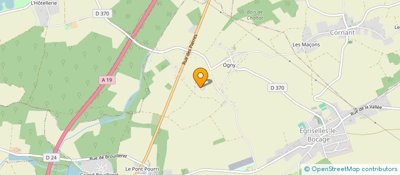 localisation de l'entreprise MADAME VIRGINIA PAWLOWSKI  EGRISELLES-LE-BOCAGE