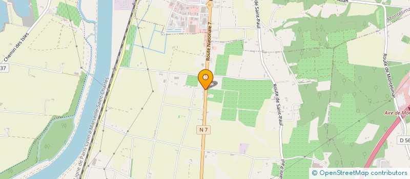 localisation de l'entreprise MADAME VIRGINIA PELLERIN  CHATEAUNEUF-DU-RHONE