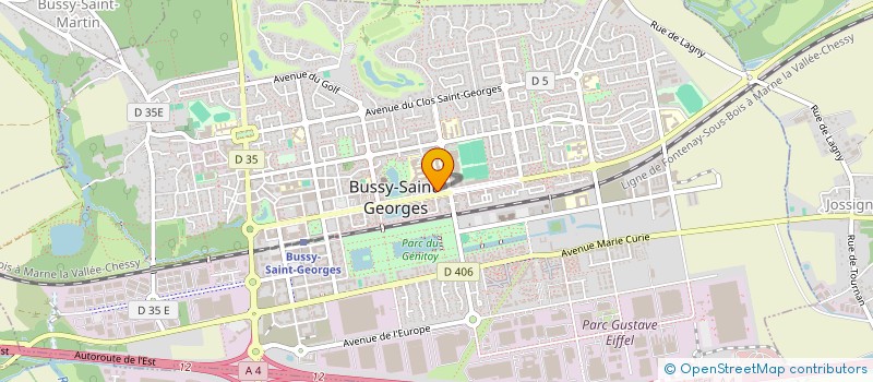 localisation de l'entreprise MADAME VIRGINIA RAMAMISOA  BUSSY-SAINT-GEORGES