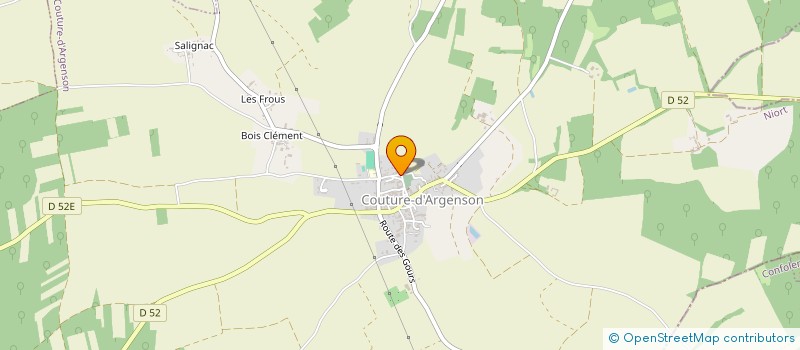 localisation de l'entreprise MADAME VIRGINIA SIMMONDS  COUTURE-D'ARGENSON