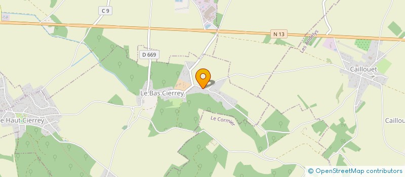 localisation de l'entreprise MADAME VIRGINIA TERLICOQ  CIERREY