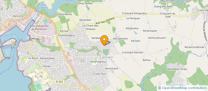 localisation de l'entreprise MADAME VIRGINIA WILK  CONCARNEAU