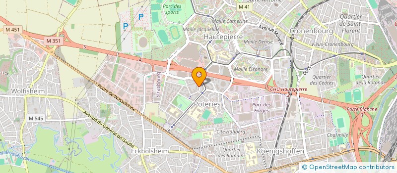 localisation de l'entreprise MADAME VIRGINICA CILEAN à STRASBOURG