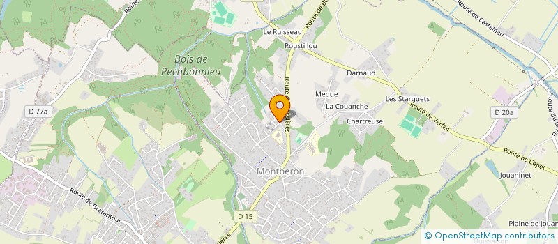 localisation de l'entreprise MADAME VIRGINIE  MONTBERON