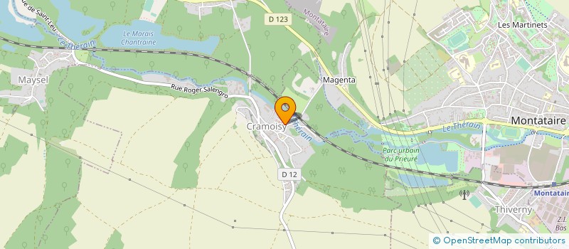 localisation de l'entreprise MADAME VIRGINIE ADAM  CRAMOISY