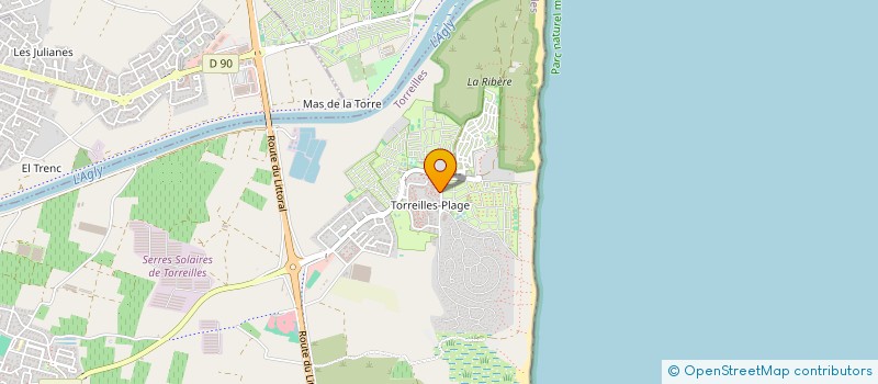 localisation de l'entreprise MADAME VIRGINIE AGASSE  TORREILLES