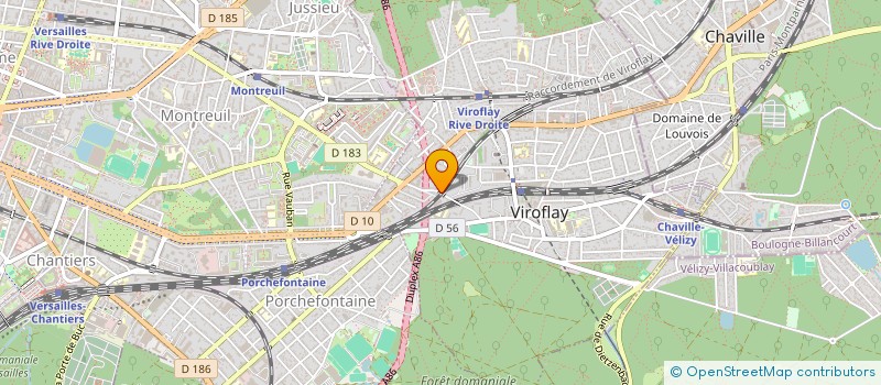 localisation de l'entreprise MADAME VIRGINIE AGNUS  VIROFLAY