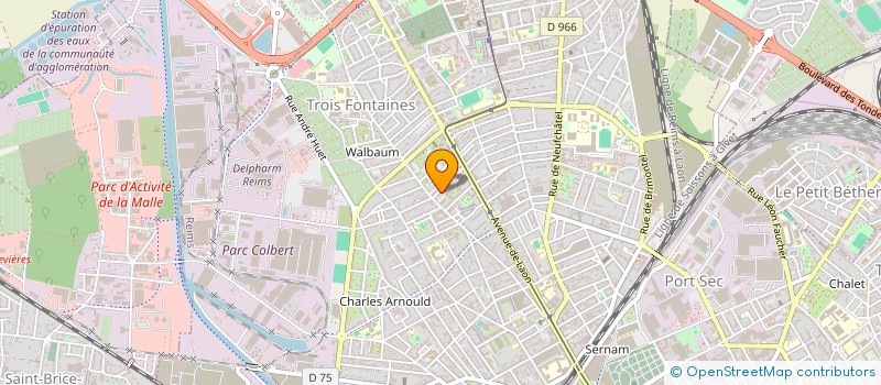 localisation de l'entreprise MADAME VIRGINIE AGOSTINI  REIMS