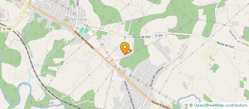 localisation de l'entreprise MADAME VIRGINIE AILLAGON  NARROSSE