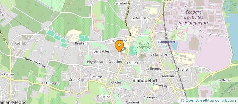 localisation de l'entreprise MADAME VIRGINIE ALBERT à BLANQUEFORT