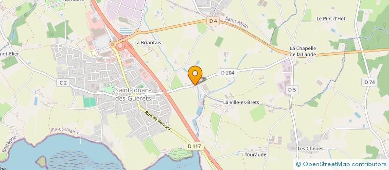 localisation de l'entreprise MADAME VIRGINIE ALICE ANAIS MAURICE  SAINT-JOUAN-DES-GUERETS