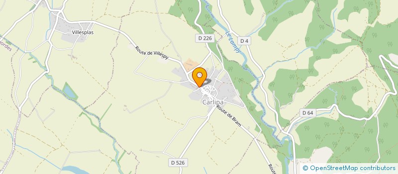 localisation de l'entreprise MADAME VIRGINIE ALQUIER  CARLIPA