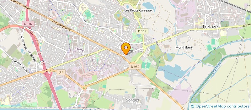 localisation de l'entreprise MADAME VIRGINIE AMICE  LES PONTS-DE-CE