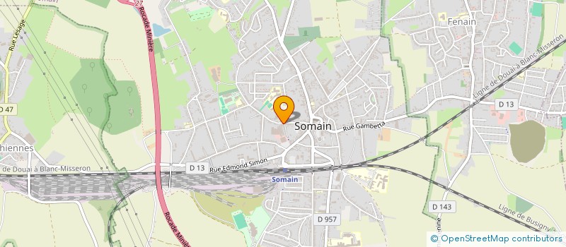 localisation de l'entreprise MADAME VIRGINIE ANCEAU à SOMAIN