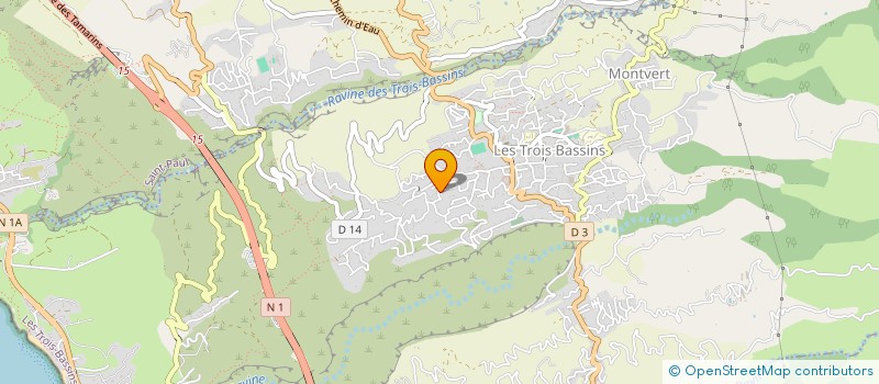 localisation de l'entreprise MADAME VIRGINIE ANCELLY  LES TROIS-BASSINS