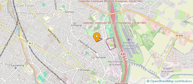 localisation de l'entreprise MADAME VIRGINIE ANDREU à TOULOUSE