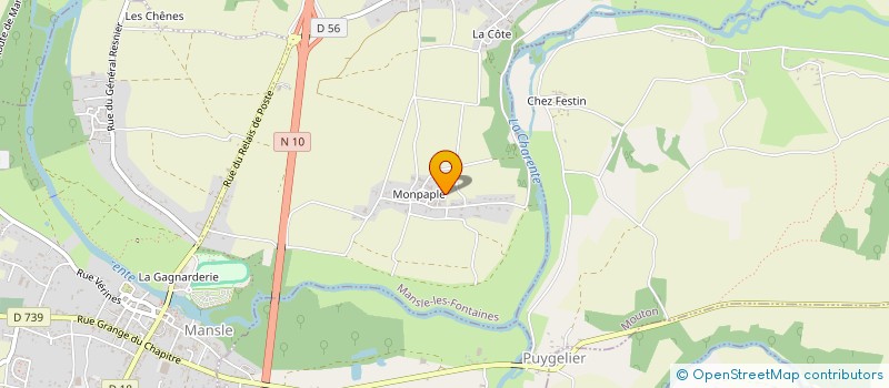 localisation de l'entreprise MADAME VIRGINIE ANDRIES  MANSLE-LES-FONTAINES