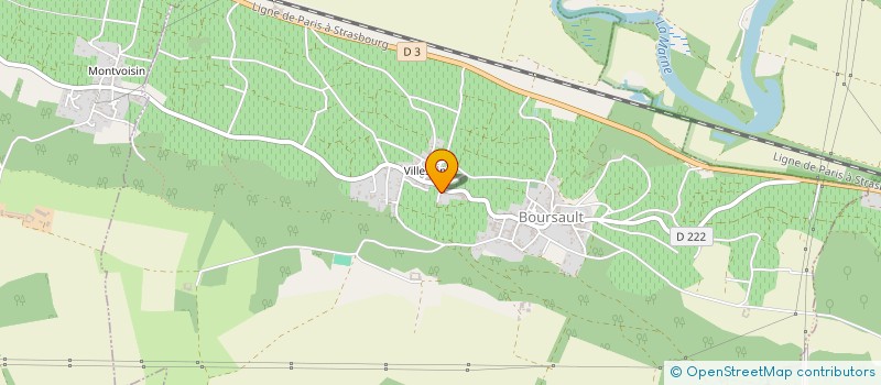 localisation de l'entreprise MADAME VIRGINIE ANNIE FOLLINGER  BOURSAULT