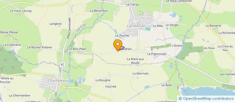 localisation de l'entreprise MADAME VIRGINIE ANTIN à LANDAVRAN