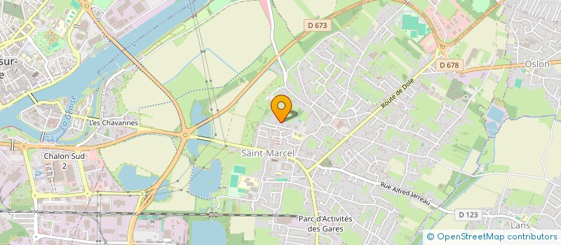 localisation de l'entreprise MADAME VIRGINIE ANTONI  SAINT-MARCEL