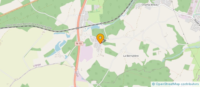 localisation de l'entreprise MADAME VIRGINIE APPERCE  LIGUGE