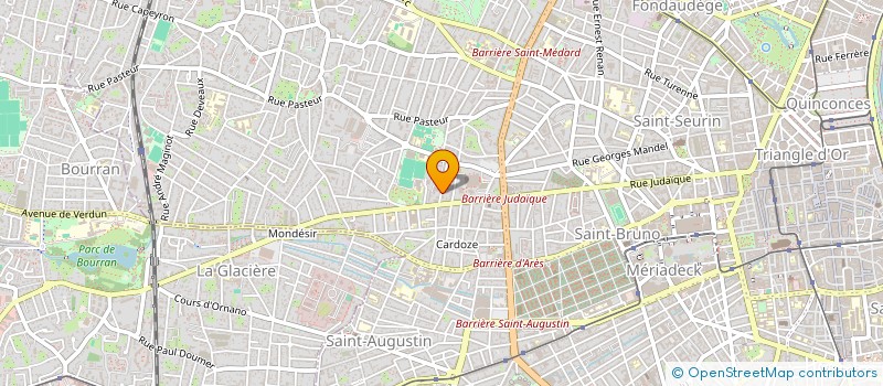 localisation de l'entreprise MADAME VIRGINIE ARAUD  BORDEAUX