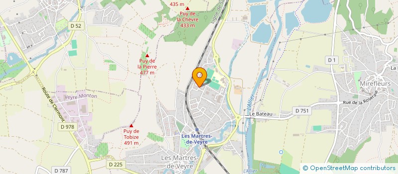 localisation de l'entreprise MADAME VIRGINIE ARDENOIS  LES MARTRES-DE-VEYRE