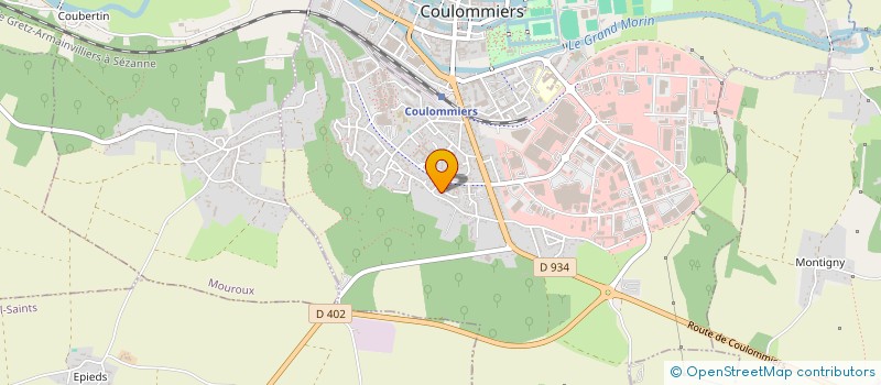 localisation de l'entreprise MADAME VIRGINIE ARMAND à COULOMMIERS