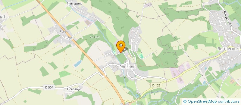 localisation de l'entreprise MADAME VIRGINIE ARNOLD  PONCHON