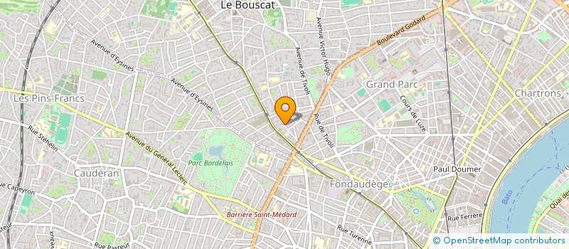 localisation de l'entreprise MADAME VIRGINIE ARNOUX à LE BOUSCAT