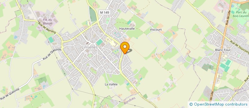 localisation de l'entreprise MADAME VIRGINIE ASTIER  LINSELLES