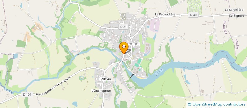 localisation de l'entreprise MADAME VIRGINIE AUBERT à CHALLANS