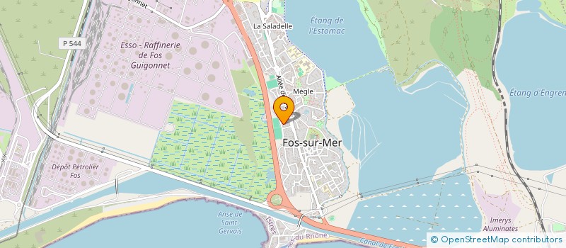 localisation de l'entreprise MADAME VIRGINIE AUBOIS  FOS-SUR-MER