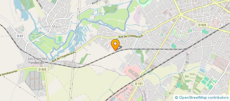 localisation de l'entreprise MADAME VIRGINIE AUGENDRE à CHATEAUROUX