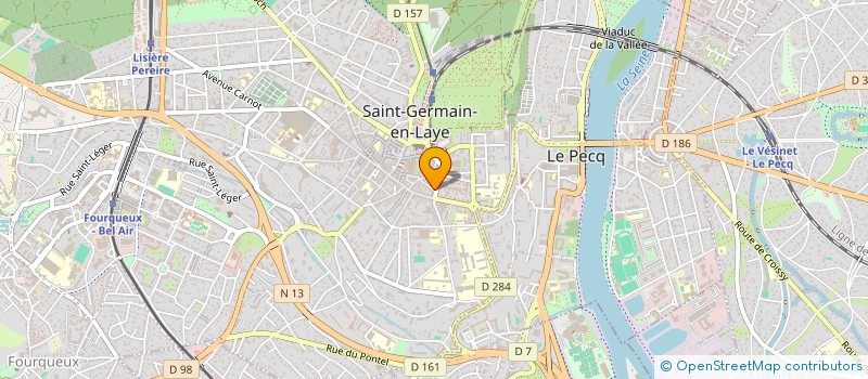 localisation de l'entreprise MADAME VIRGINIE AUSSEDAT à SAINT-GERMAIN-EN-LAYE