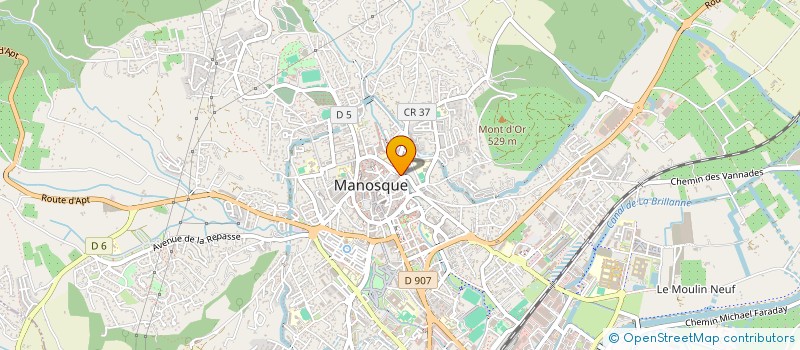 localisation de l'entreprise MADAME VIRGINIE AVENA à MANOSQUE