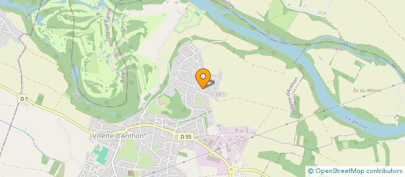 localisation de l'entreprise MADAME VIRGINIE AZNAR  VILLETTE-D'ANTHON