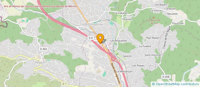 localisation de l'entreprise MADAME VIRGINIE BACIGALUPO  LA DESTROUSSE