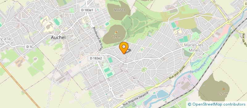 localisation de l'entreprise MADAME VIRGINIE BACQUEZ  AUCHEL