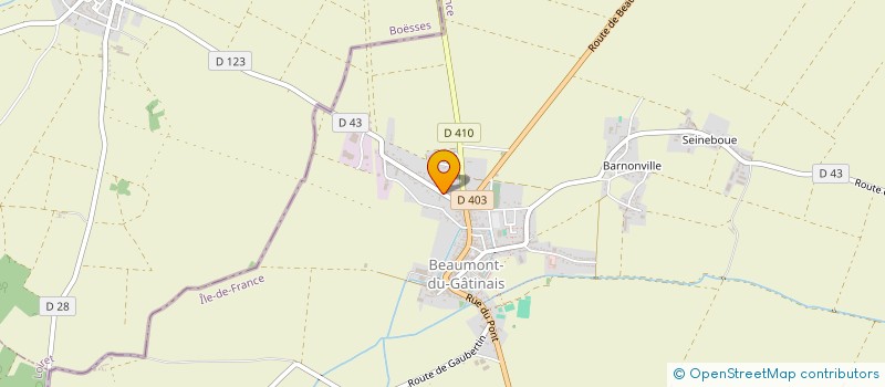 localisation de l'entreprise MADAME VIRGINIE BAELDE  BEAUMONT-DU-GATINAIS