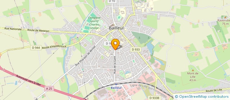 localisation de l'entreprise MADAME VIRGINIE BAERT à BAILLEUL