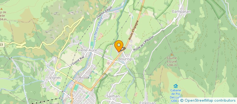 localisation de l'entreprise MADAME VIRGINIE BAGNERIS  BOURISP