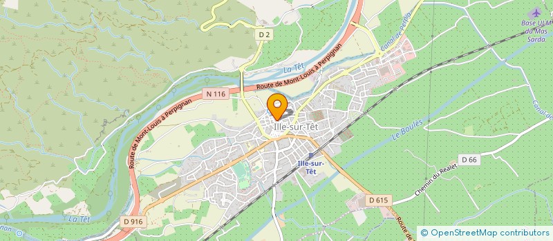 localisation de l'entreprise MADAME VIRGINIE BAGUET  ILLE-SUR-TET