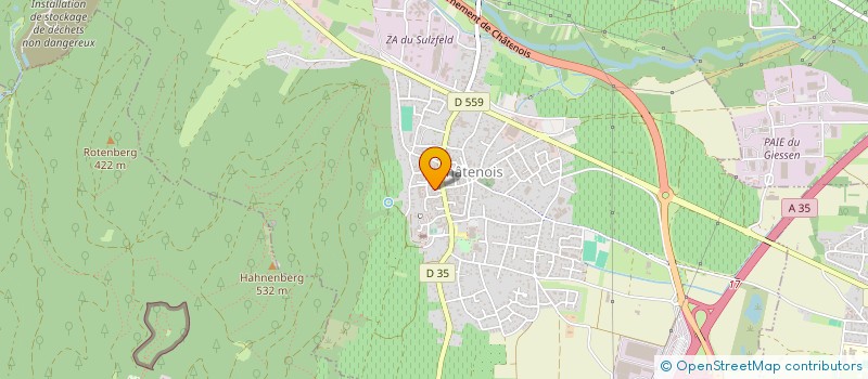 localisation de l'entreprise MADAME VIRGINIE BAHLOUL  CHATENOIS